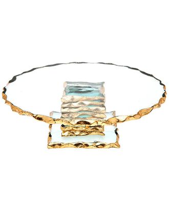 Godinger Harper 9In Cake Plate