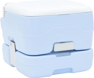 vidaXL Vidaxl - Inodoro Port&aacute;til Para Camping Azul Claro 41.5 X 36.5 X 30 Cm