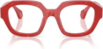 Alain Mikli Red A03510X Acetate Square Sunglasses