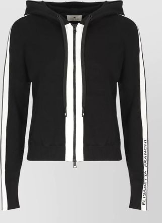 Elisabetta Franchi hooded zip sweatshirt