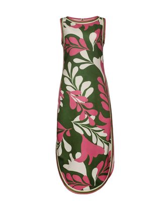 Frances Valentine Womens Selena Maxi Dress In Green Multi