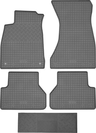 OEM Alfombrillas Rigum 903546 + Funda 900101 - Audi A5 Ii Sportback A Partir De 2018, Reposapi&eacute;s Av2, Delanteras Y Traseras - Instaladas