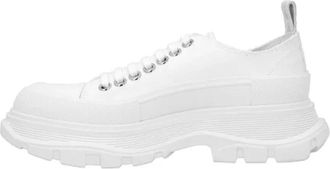 Alexander McQueen Canvas sneakers - Dames - Sneakers - Wit - 40 EU - Schoenen
