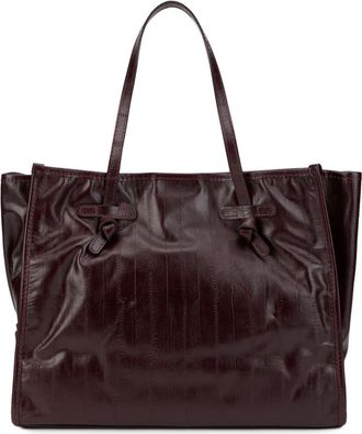Gianni Chiarini Marcella Tote Bag - Dames - Shoppers - Bruin - ONE Size - Leer - Tassen