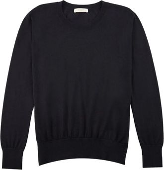 Zanone crew-neck sweater - women - Cashmere/Silk - 42 - Blue