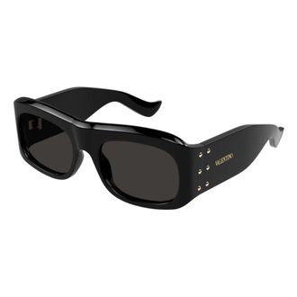 Valentino Vg0080S Zonnebril - unisex - Accessoires - Zwart - Maat: 57 MM Nylon