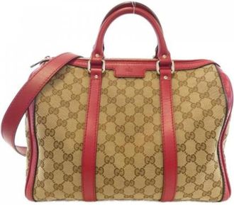 Gucci Pre-owned Handbags, female, Multicolor, Size: ONE SIZE Pre-owned Boston Bag