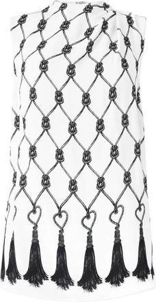 Genny Sleeveless Top - Dames - Tops zonder mouwen - Wit - M - Tops