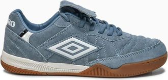 Umbro Unisex Speciali TR Suede Infinity/White/Black Trainers - Blue - Size UK 7