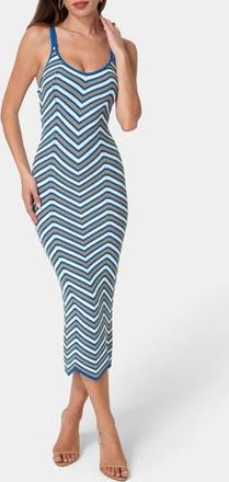 Bebe Crochet Midi Dress in Blue/Multi at Nordstrom Rack, Size X-Large
