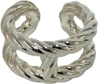 Herm&egrave;s Silver Silver 925 Band Ring (Pre-Owned)