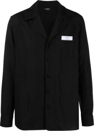 Balmain Pyjamashirt - Heren - Zomerjassen - Zwart - L - Jassen