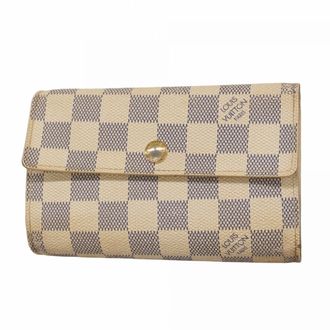 Louis Vuitton White Wallet (Tri-Fold) (Pre-Owned)