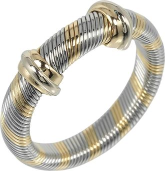 Cartier Yellow Gold (18K) Stainless Steel Band Ring (Pre-Owned)