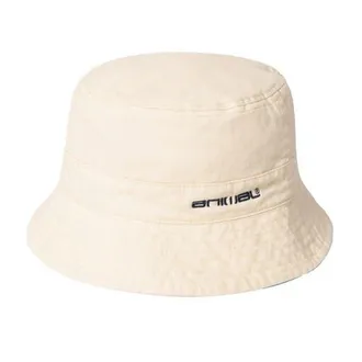 Animal Indie Logo Natural Bucket Hat in Cream at Nordstrom