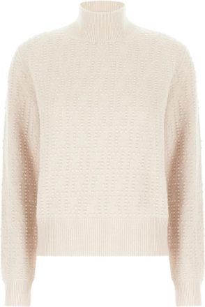 Fendi Coltruien - Dames - Coltruien - Beige - M - Truien & Vesten