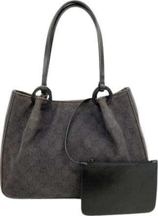 Gucci Pre-owned Shoulder Bags, female, Black, Size: ONE SIZE Pre-owned Vintage Shoulder Bag