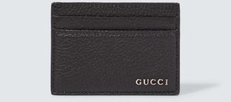 Gucci Logo leather card holder