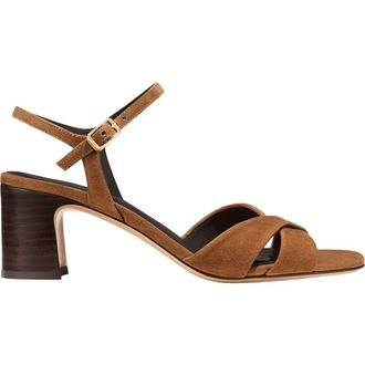 Margaux Eyewear The Paloma Sandal in Nutmeg Suede at Nordstrom, Size 41.5