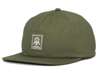 Rvca Trading Post Snapback Traditional Mens Hats Jade, Cotton