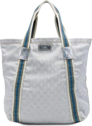 Gucci Pre-owned Gucci GG Canvas Web Tote Ladies NVNB12OK8MZLF7UA