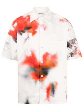 Alexander McQueen Overhemd met patroon - Wit