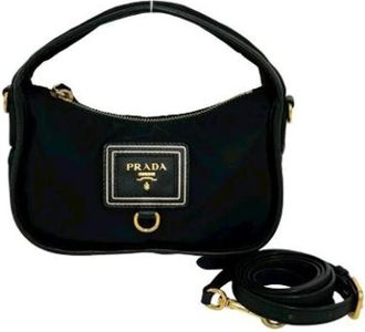 Prada Pre-owned Nylon prada-bags - Dames - Vintage Handtas - Zwart - ONE Size - Nylon - Vintage