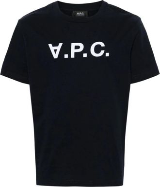 A.P.C. Dames T-shirt Casual Stijl - Dames - T-shirts - Blauw - S - Tops