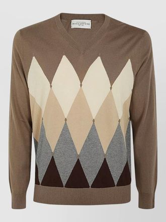 Ballantyne cashmere v-neck jumper