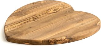 Bérard Olivewood Cutting Board, Heart Shape, 11 x 6.7 x 0.63