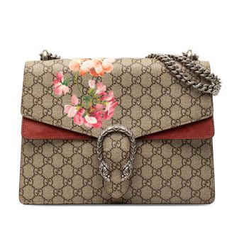 Gucci Pre-owned Gucci Medium GG Supreme Blooms Dionysus Shoulder Bag Ladies KUVFGN5H5U8ZL596