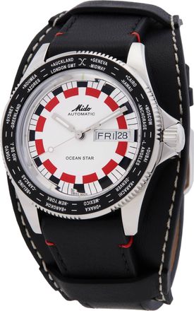 Mido Ocean Star Worldtimer Automatic Silver Dial Mens Watch M026.830.16.030.00