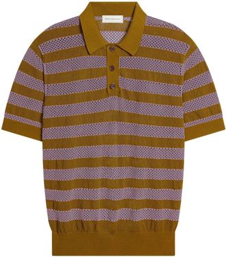 Dries Van Noten Front Button Polo Collar Sweater