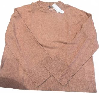 Lilla P Womens Easy Mock Neck Sweater In Mink