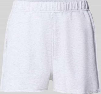 American Vintage American Vintage Sweatshorts mit elastischem Bund Modell ATUBAY in Hellgrau Melange, Größe S