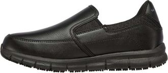 Skechers Work Relaxed Fit: Nampa - Annod SR - Dames - Loafers - Zwart - 39 EU - Schoenen
