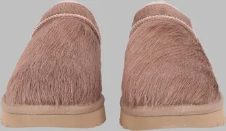 UGG Brown Textured Plush Interior Flats