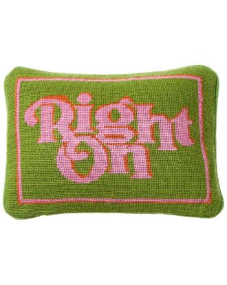 Jonathan Adler Us Kit Right On Needlepoint Pillow