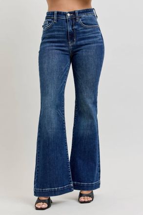 Judy Blue Avery Petite Trouser Flare Jean In Blue