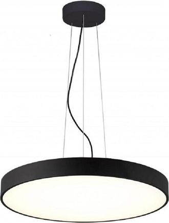 Trade Shop Trade Shop Traesio - Trade Shop - Cerchio 40 Cm Led 43 W Lampada Up Sospension 2 Light Temperatures - Negro