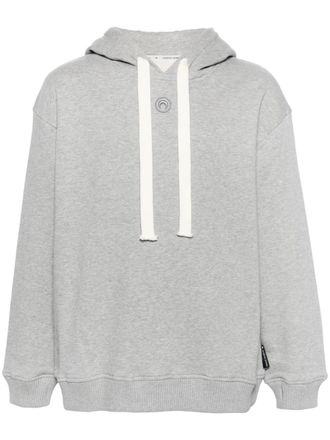 Marine Serre Hoodie met logoprint - Grijs