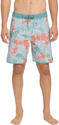 Quiksilver Jetty Bloom 19 Board Shorts in Silver Birch at Nordstrom, Size 38