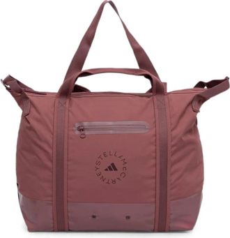 adidas by Stella McCartney Logo tote bag - Dames - Outdooraccessoires - Rood - ONE Size - Fitness
