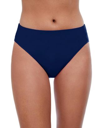 Gottex Mid Rise Tankini Bottom In Tutti Frutti Navy