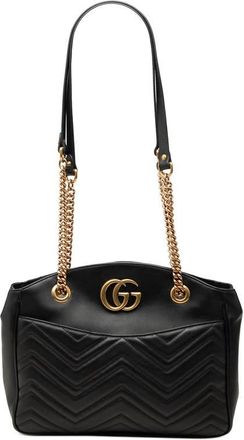 Gucci Pre-owned Gucci Medium GG Marmont Matelasse Calfskin Chain Shoulder Bag Ladies RBQ4DZCHV85HDXEK