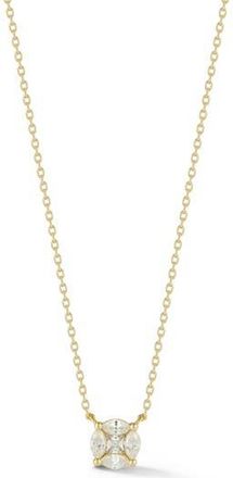 Glaze Jewelry Illusion Cubic Zirconia Pendant Necklace in Gold at Nordstrom Rack