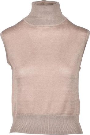 Wild Cashmere Silk and Cashmere Top - Taupe