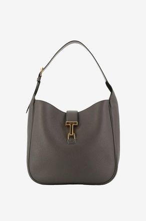 Tom Ford Hobo-Tasche aus genarbtem Leder Monarch Medium