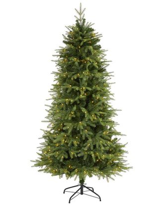 Nearly Natural 6.5Ft. Vancouver Fir Natural Look Artificial Christmas Tree