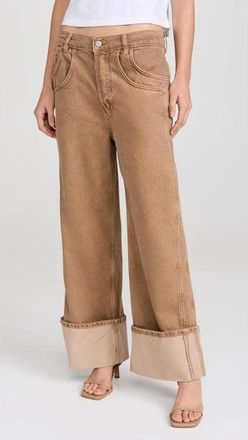 Free People Final Countdown Jeans Womens Tumbleweed Denim Cotton GBO3335